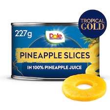 Dole Tropical Pineapple Slices In Juice 227G