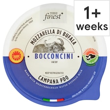 Tesco Finest Mozzarella Di Bufala Campana PDO Bocconcini  200g 