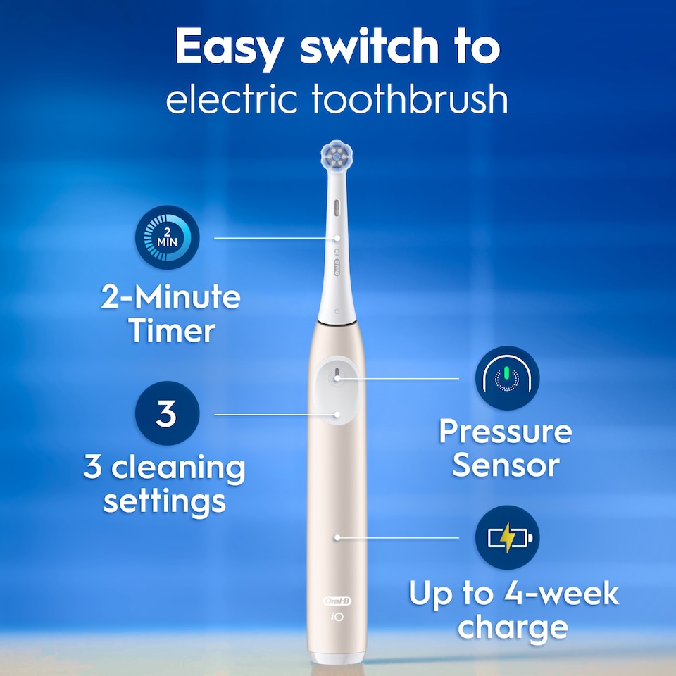 image 1 of Oral-B iO Series 2 Clean & Care Pink Electric Toothbrush and Travel Case