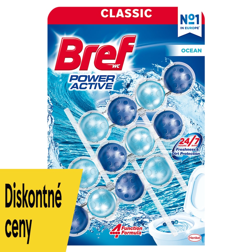 Bref Power Active Ocean Solid Toilet Block 3 x 50 g