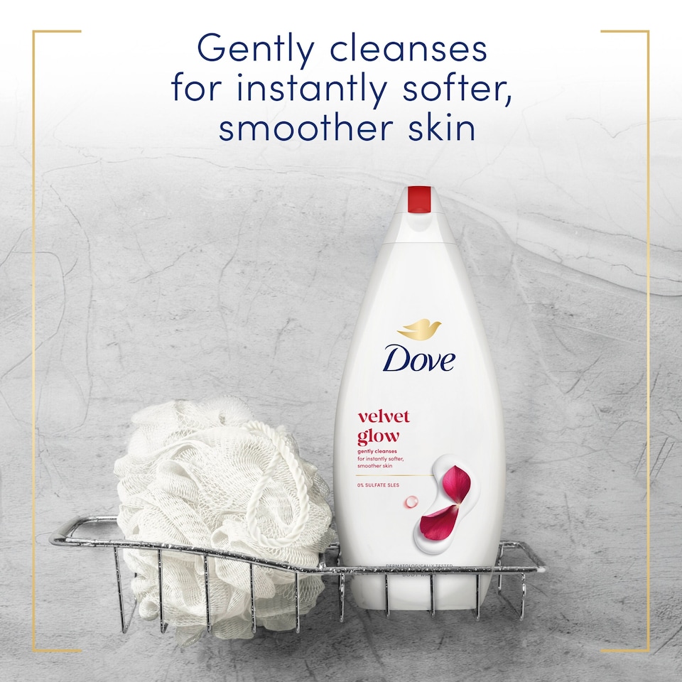 image 1 of Dove Velvet Glow Body Wash Shower Gel 720ml