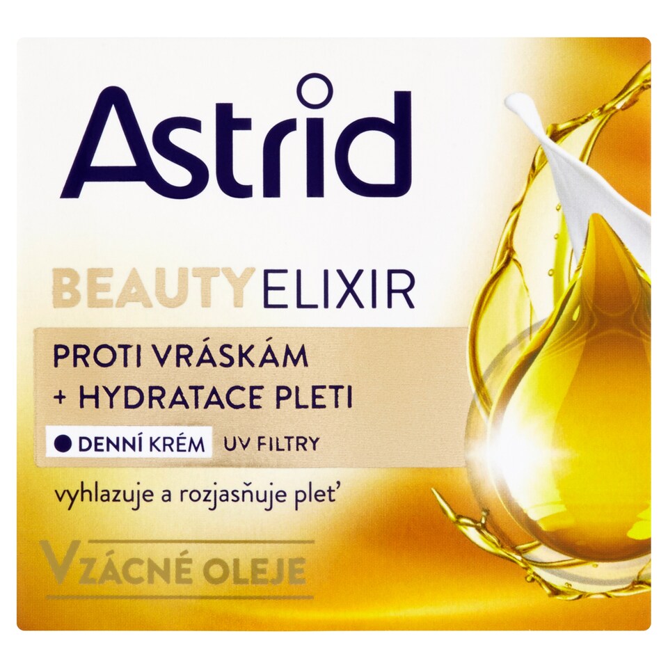 Astrid Beauty Elixir Hydratační denní krém proti vráskám s UV filtry 50ml