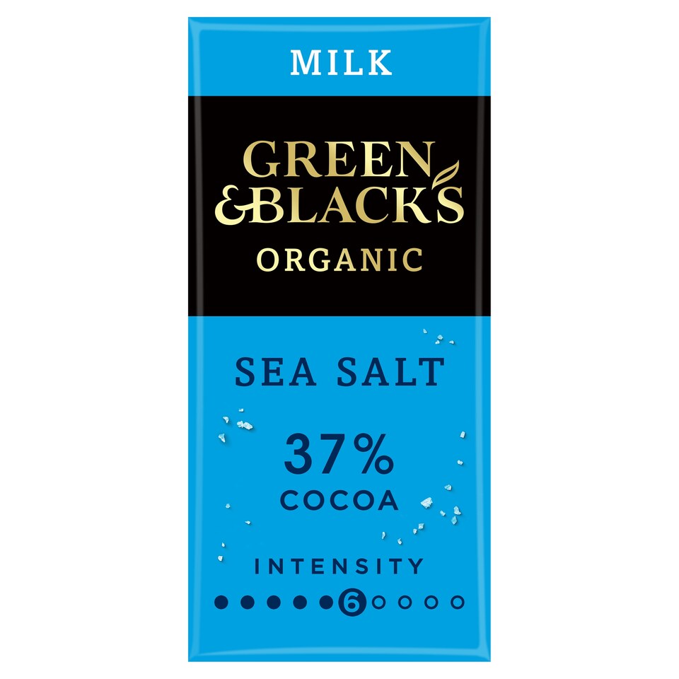 Green And Blacks Organic Sea Salt Chocolate 90G