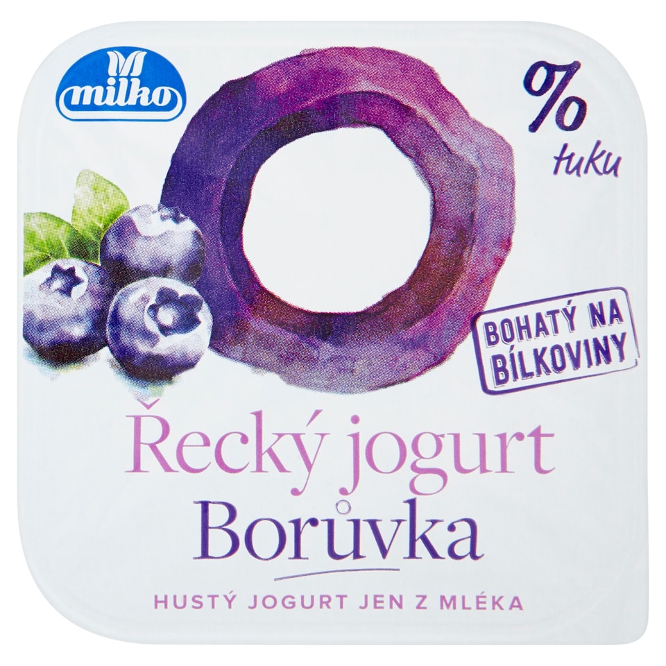 obrázok 1 z Milko Řecký jogurt 0% čučoriedka 140 g