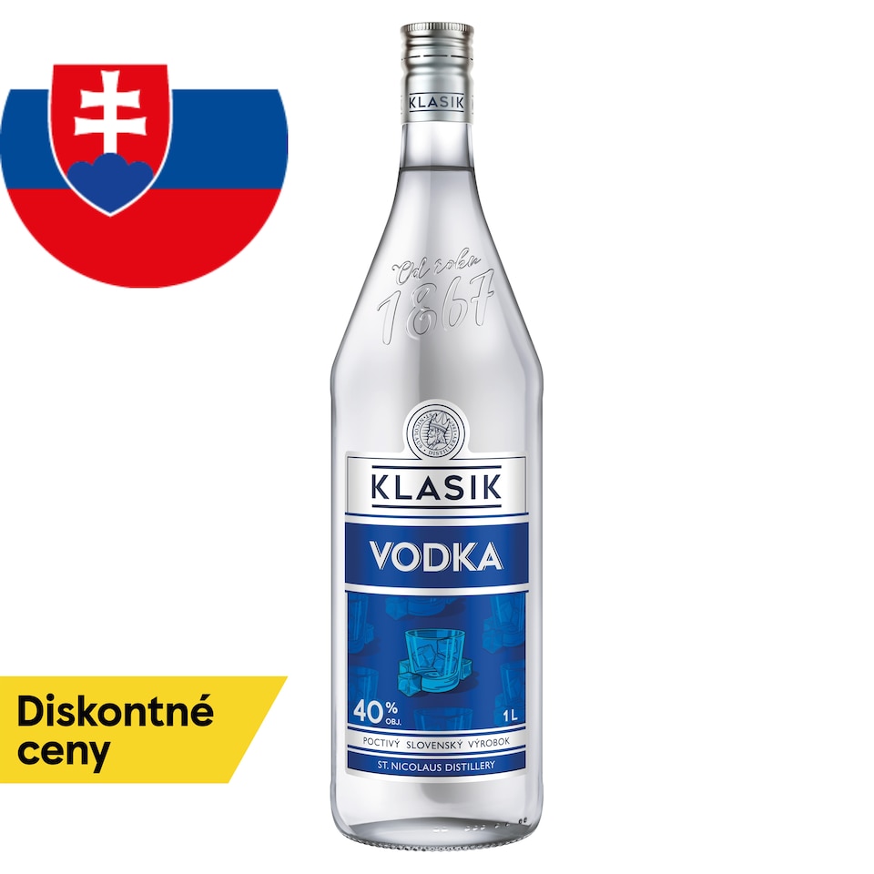 St. Nicolaus Klasik Vodka 40% 1 L