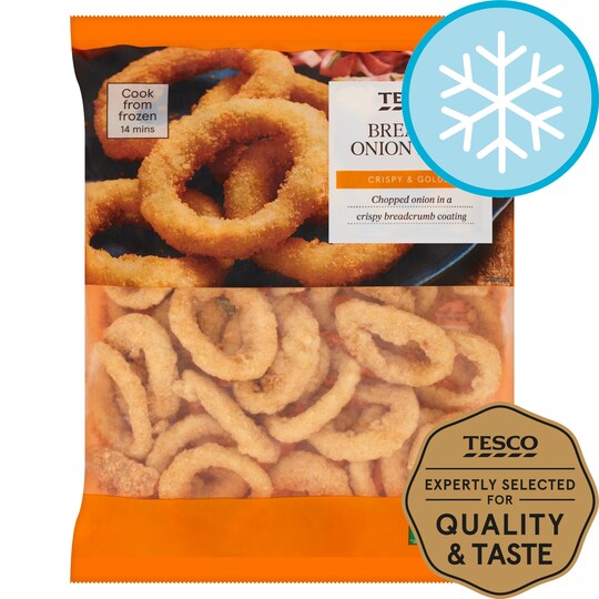 Tesco Breaded Onion Rings 750G Tesco Groceries