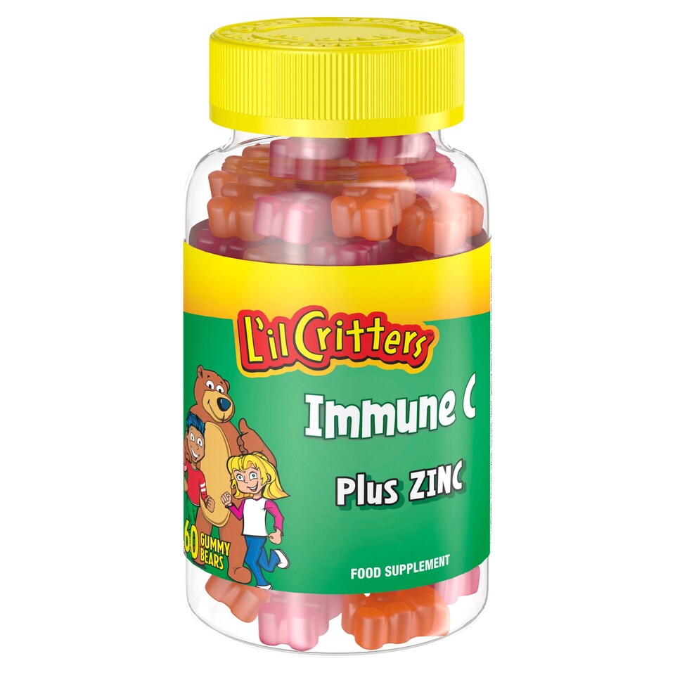 L'il Critters Immune C Plus Zinc And Vitamin D Gmes 60S
