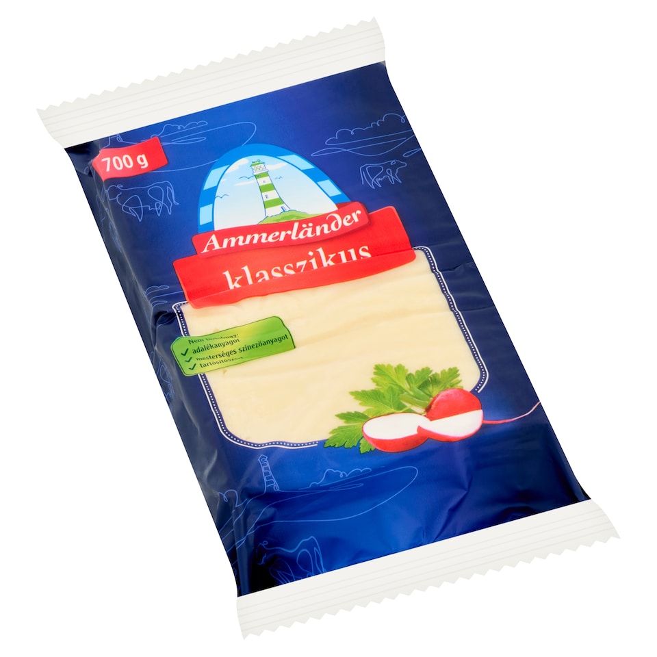 Ammerländer klasszikus félzsíros félkemény sajt 700 g  1. kép