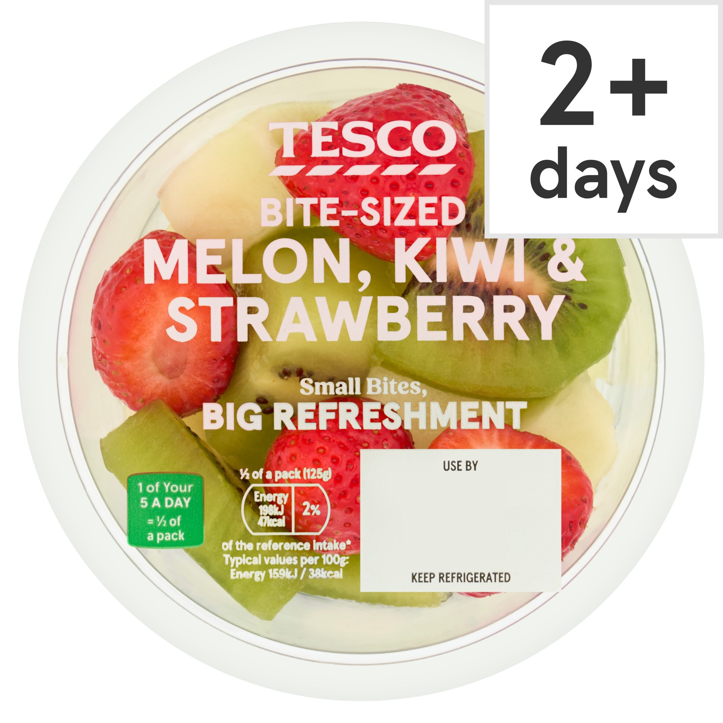 Tesco Melon, Kiwi & Strawberry 250g (FOS)