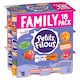 image 2 of Petits Filous Strawberry Raspberry & Apricot Kids Yoghurt Pots Multipack 18x47g