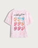 image 5 of The Rolling Stones Tie-Dye T-Shirt in Pink