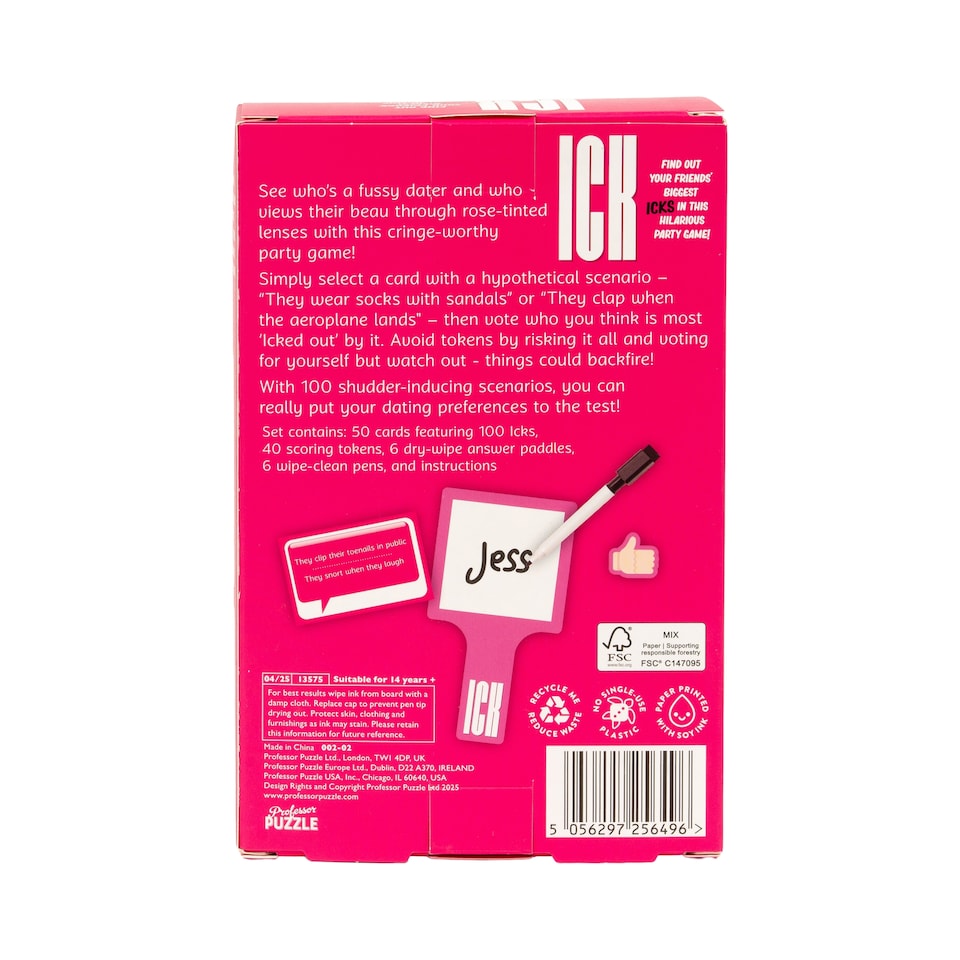 image 1 of Get The Ick Game Christmas Gift