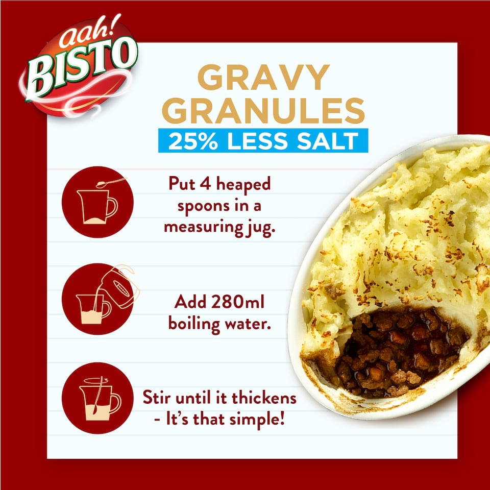 image 1 of Bisto Reduced Salt Gravy Granules 450g