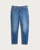image 4 of F&F FREEFIT® Tapered Leg Jeans in Blue