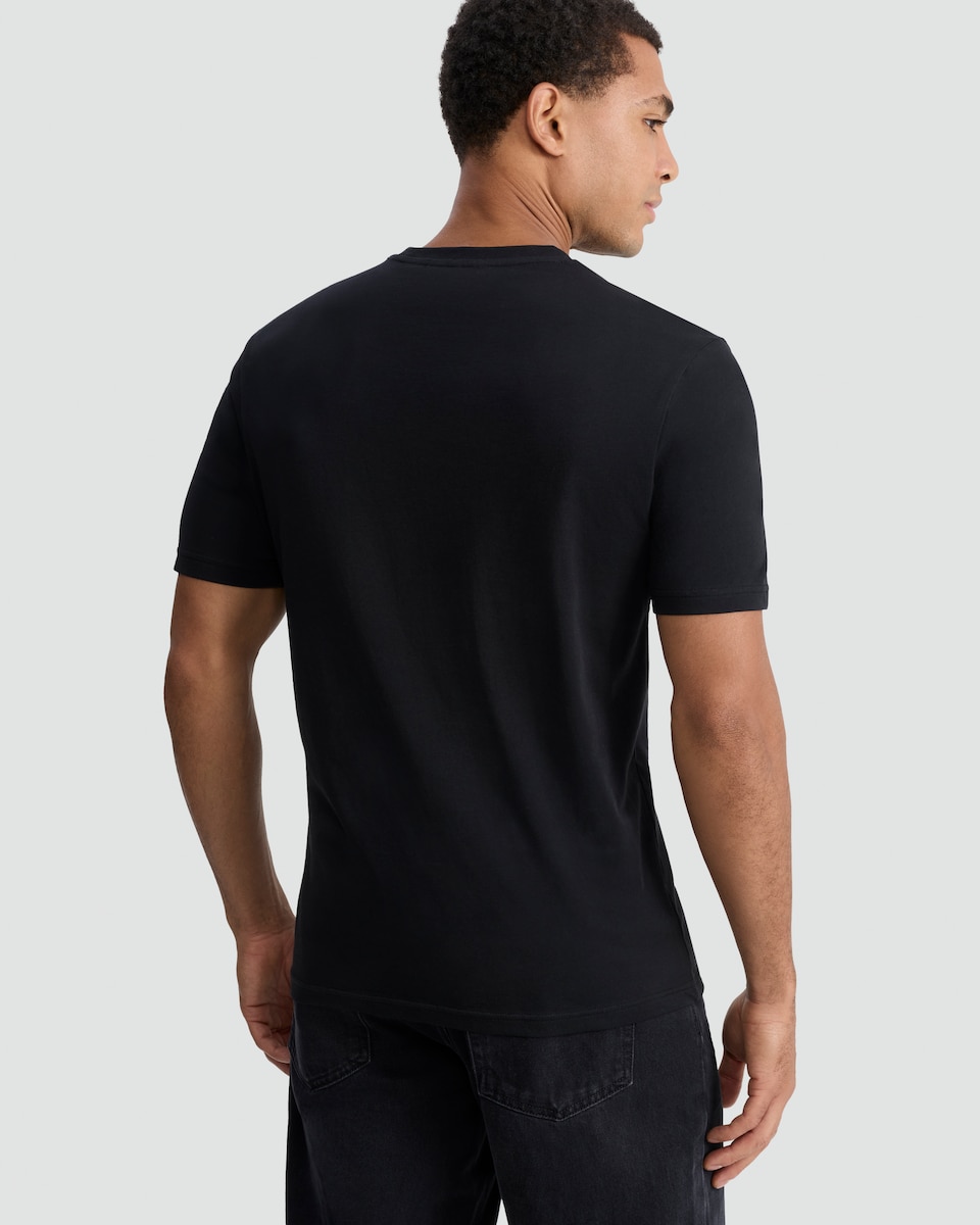 image 1 of F&F Pure Cotton Haunted Vibes Only Slogan T-Shirt in Black