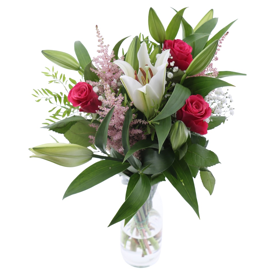 obrázok 1 z The Floral Connection Kytica ruží a ľalií deluxe