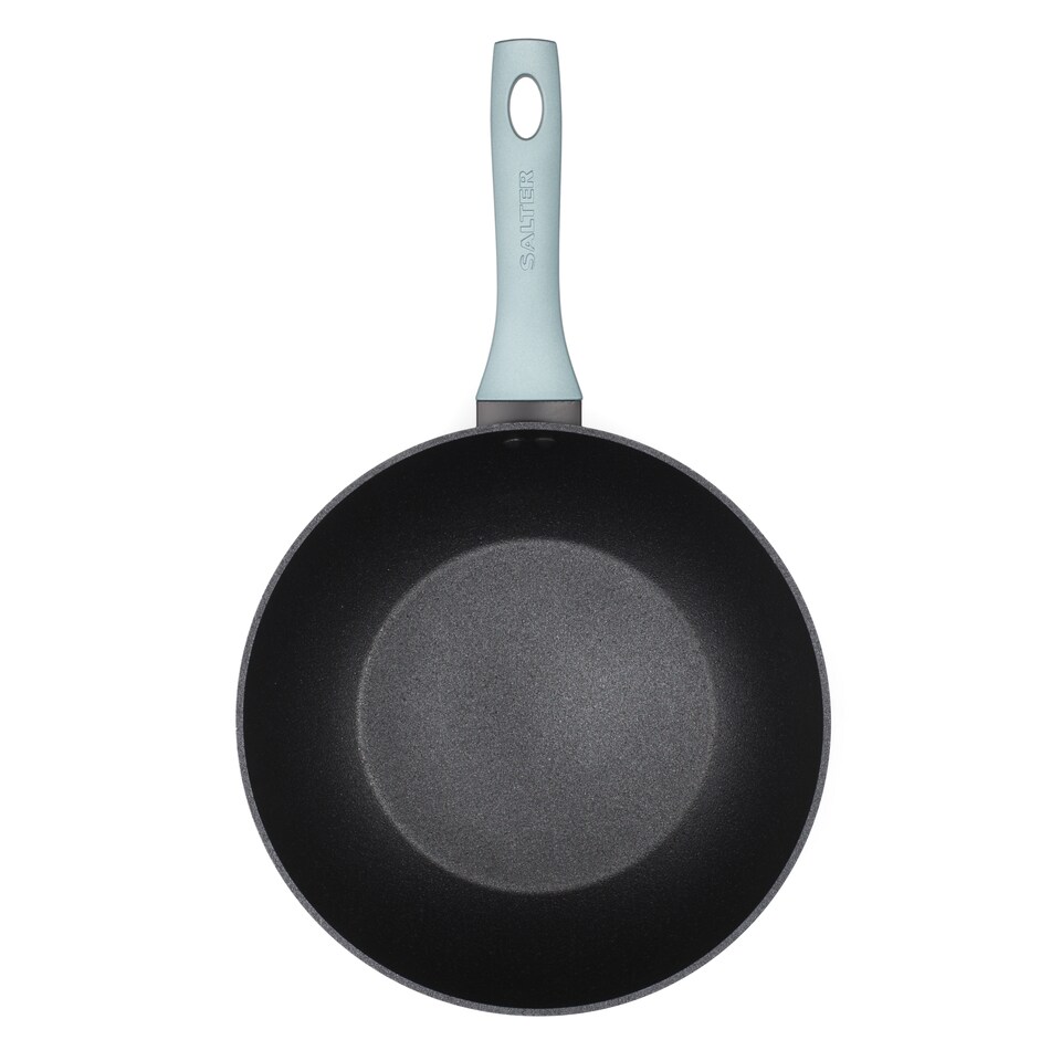 image 1 of Salter Megastone Thermo Collar Stirfry Pan 28Cm