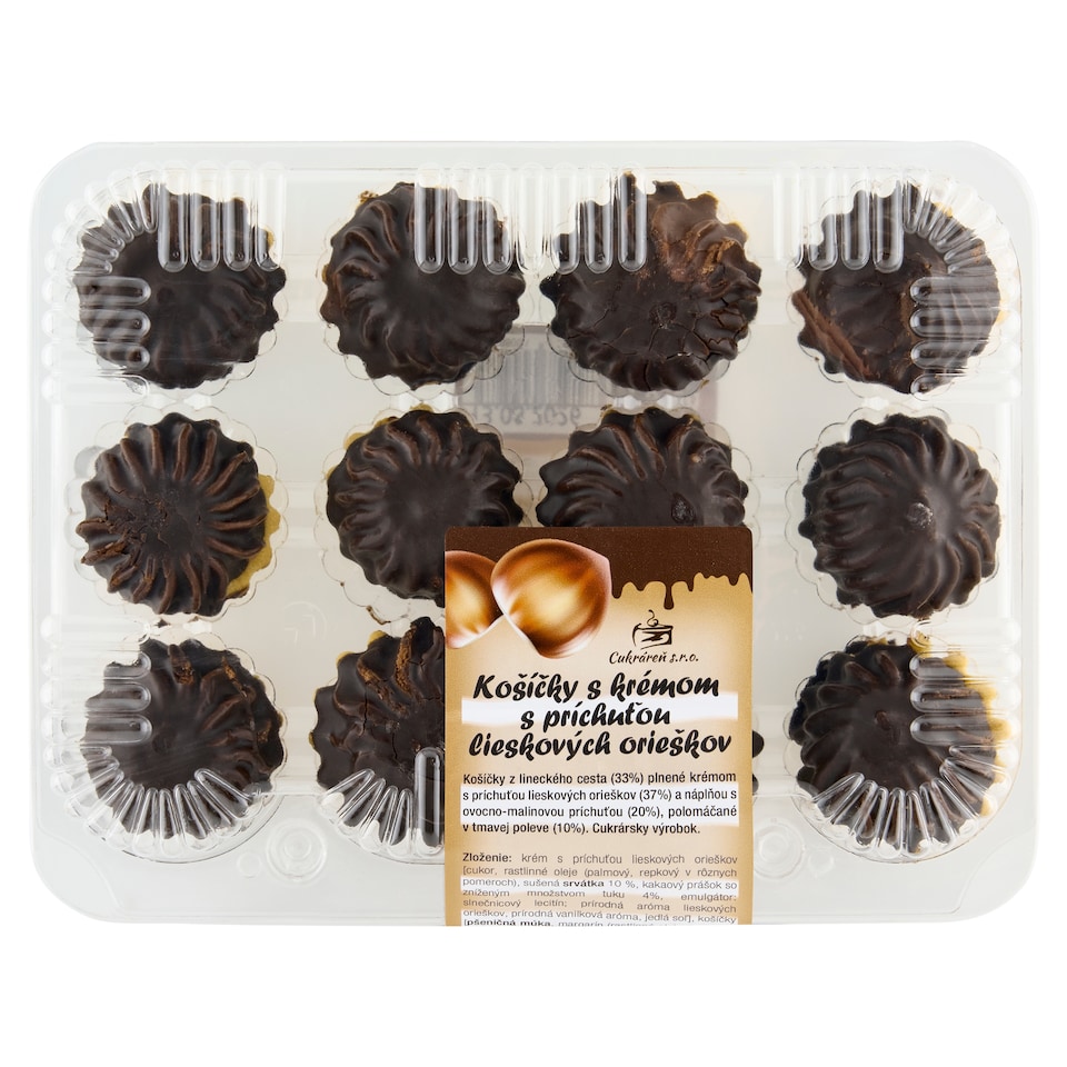 Cupcakes with Hazelnut-Flavored Cream 300 g