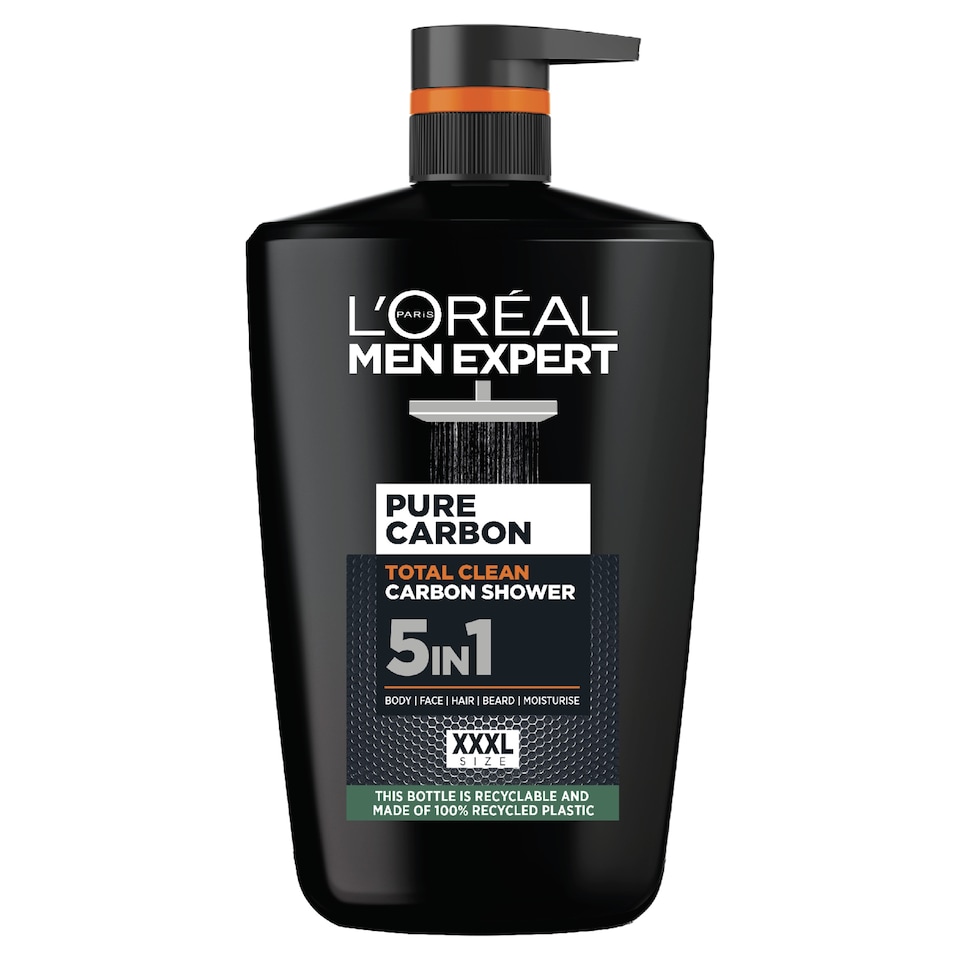 L'Oreal Men Expert Pure Carbon 5in1 Shower Gel 1L