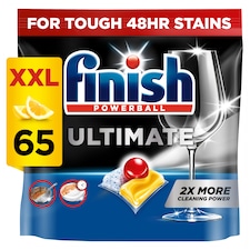 Finish Ultimate All In One Lemon 65 Dishwasher Tablets 838.5g