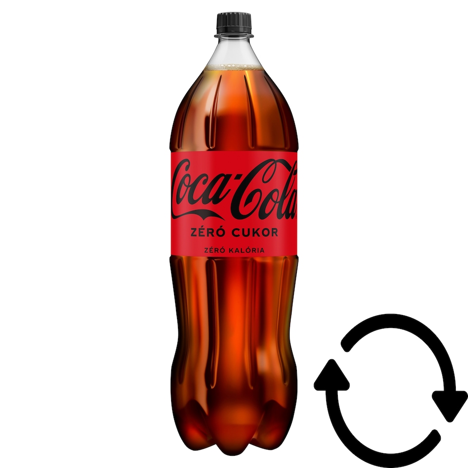 Coca-Cola Zéro colaízű energiamentes szénsavas üdítőital édesítőszerekkel 2,25 l