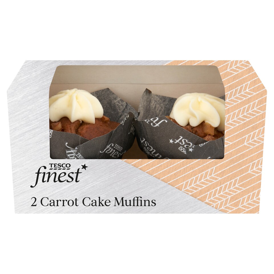 Tesco Finest Carrot Cake Muffins 2 Pack