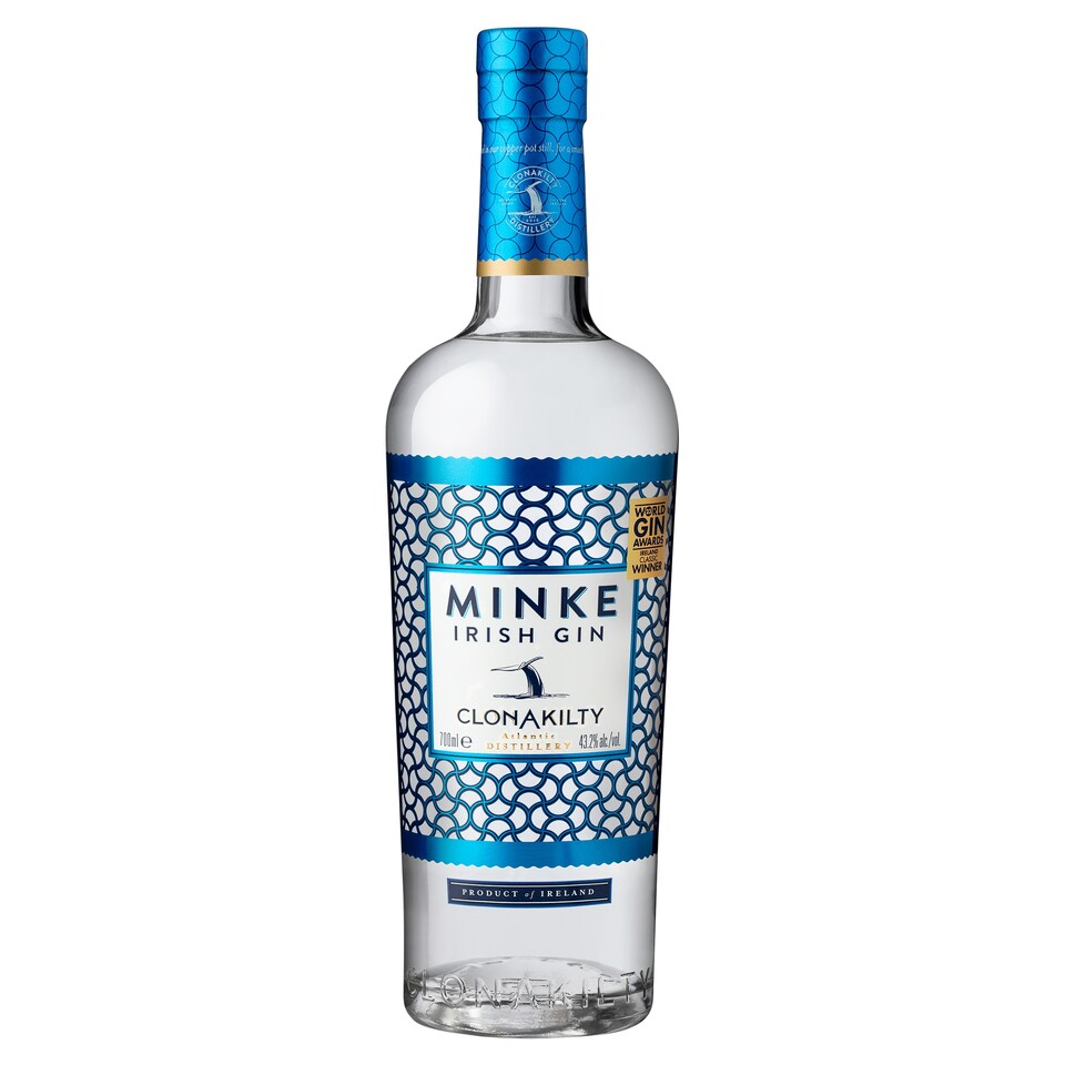 Clonakilty Minke Irish Gin 700ml.