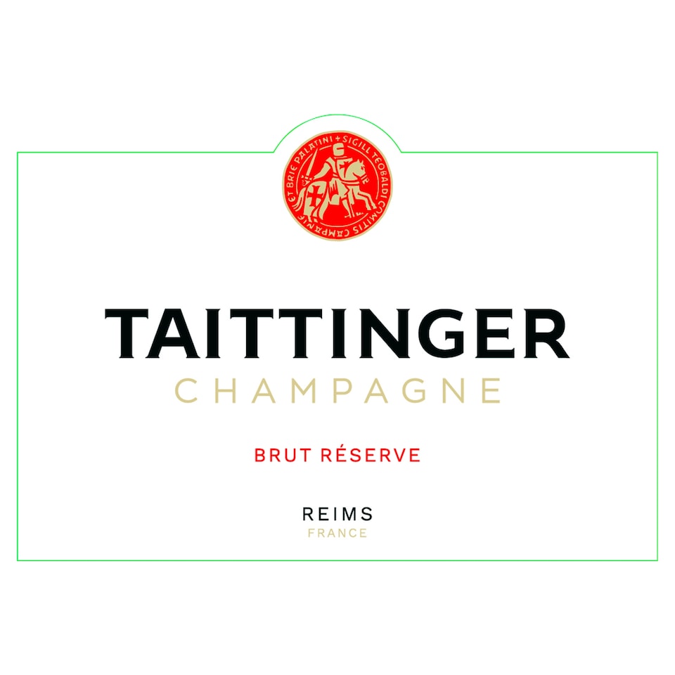 image 1 of Taittinger Brut Reserve Non Vintage Champagne 75Cl