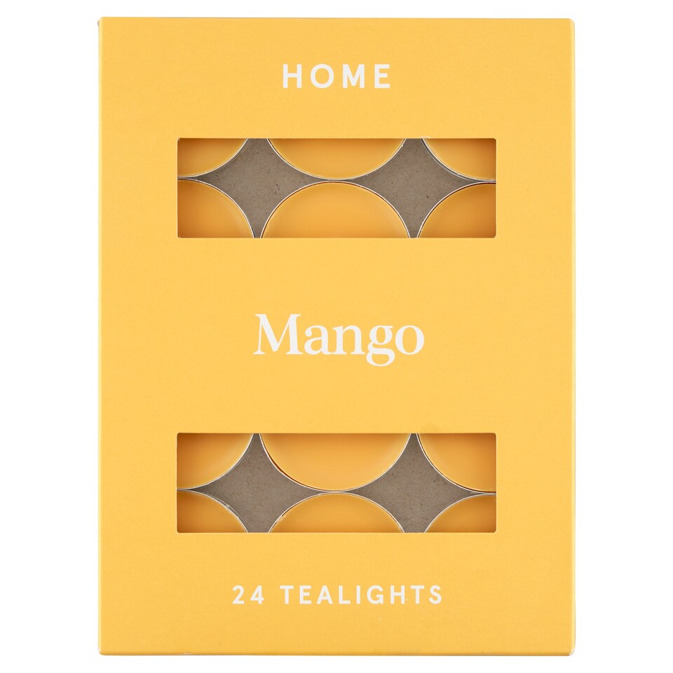  Home Mango Tealights 24 x 8,3 g