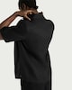 image 3 of F&F Linen Blend Relaxed Fit Shirt in Black