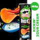 image 2 of Pringles Hot Kickin' Sour Cream Flavour Crisps 160g