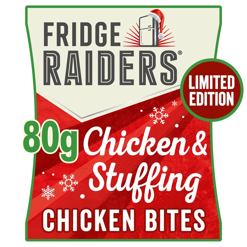 Fridge Raiders Chicken & Stuffing Bites 80G Tesco Groceries