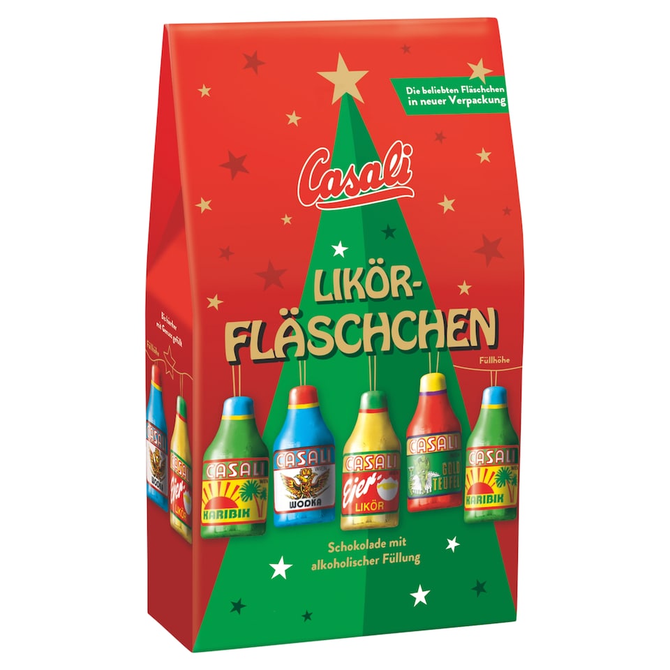 Casali Likör-Fläschchen Chocolate with Alcohol Filling 205 g