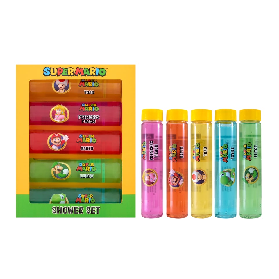 image 1 of Super Mario Shower Set 5x 75ml