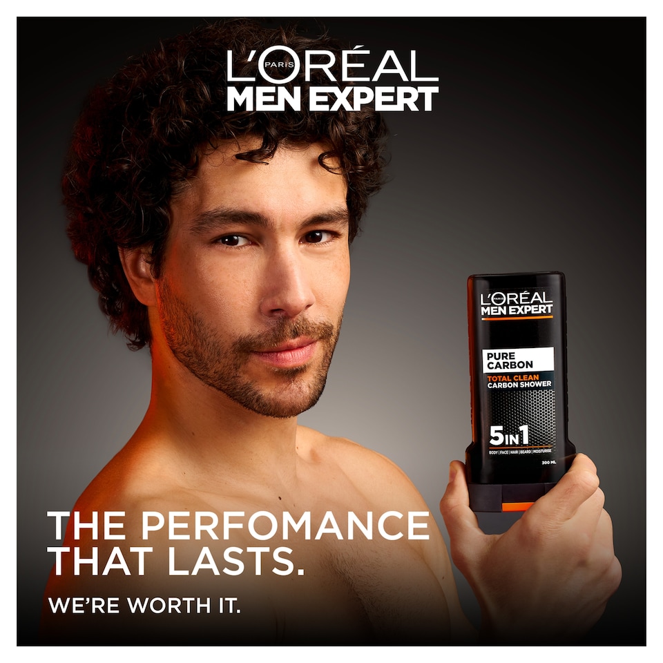 image 1 of L'Oreal Men Expert Total Clean Shower Gel 400Ml