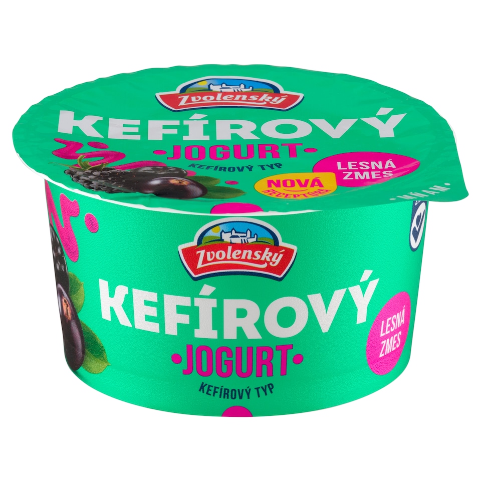 Obrázek 1 pro produkt Zvolenský Jogurt kefírového typu lesní směs 150g