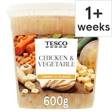 Tesco Chicken & Vegetable Soup 600G