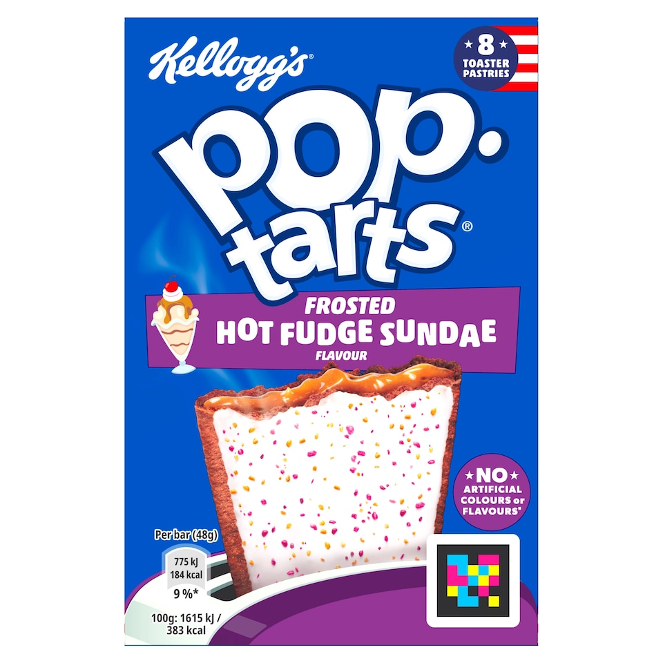 image 1 of Kellogg's Hot Fudge Sundae Pop Tarts 8X48g