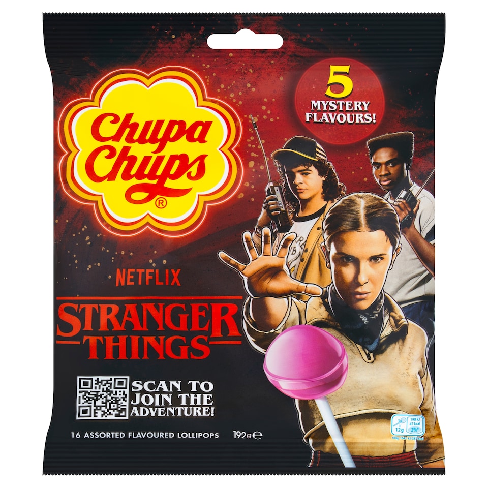 image 1 of Chupa Chups Stranger Things Right Side Up 192g