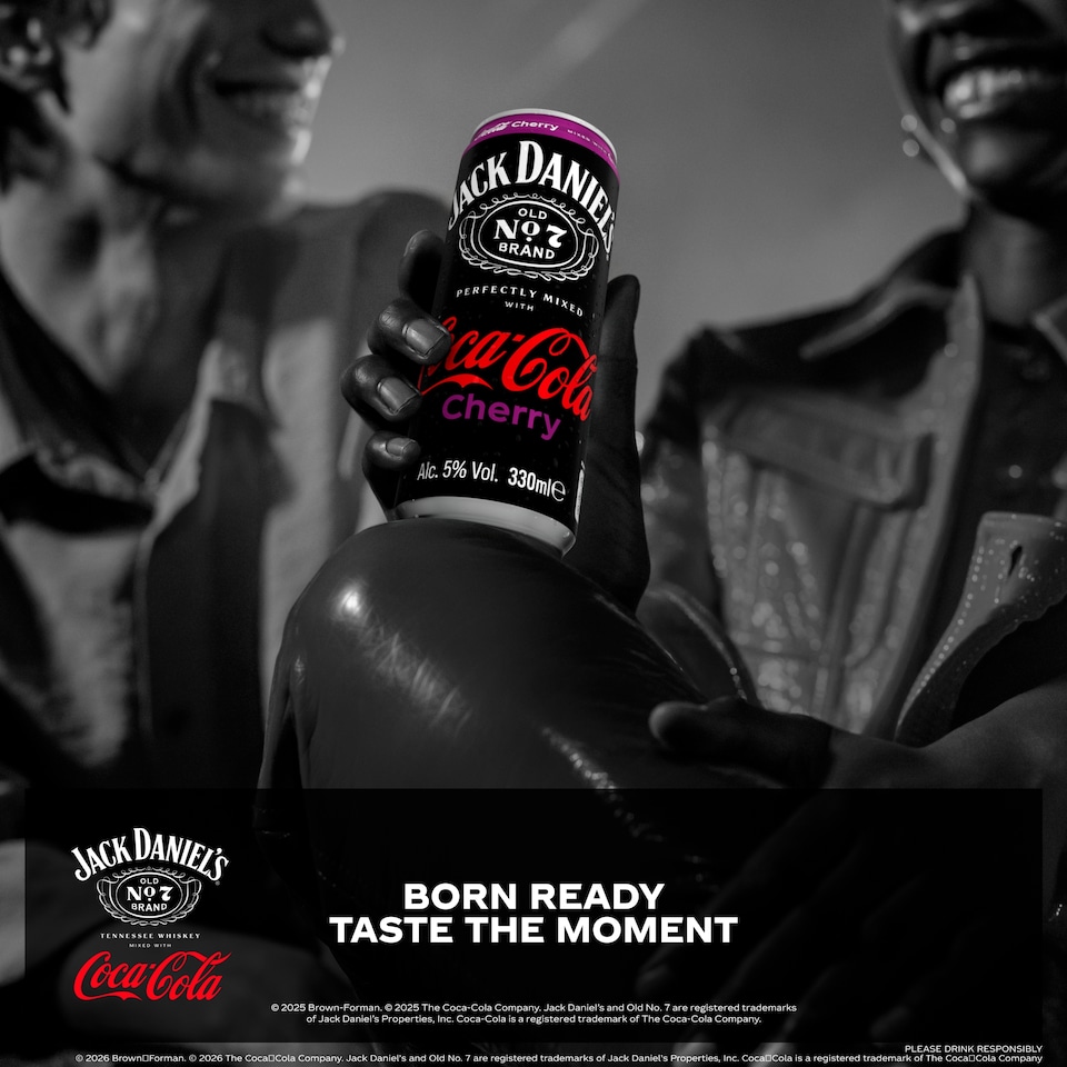 image 1 of Jack Daniels & Coca-Cola Cherry 330ml Can