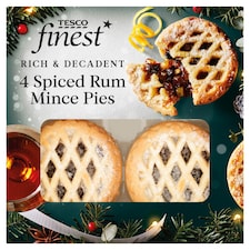 Tesco Finest 4 Spiced Rum Mince Pies