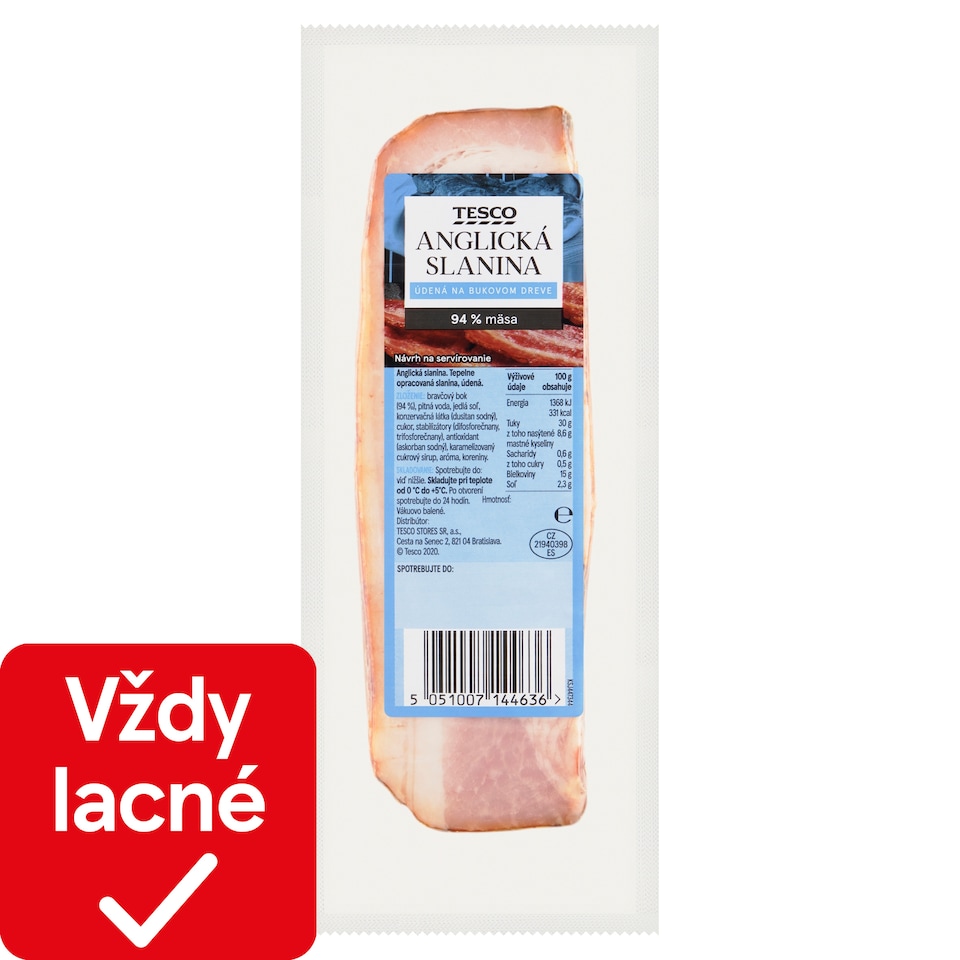 Tesco Anglická slanina 350 g