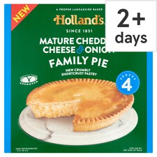 Hollands Family Cheese & Onion Pie