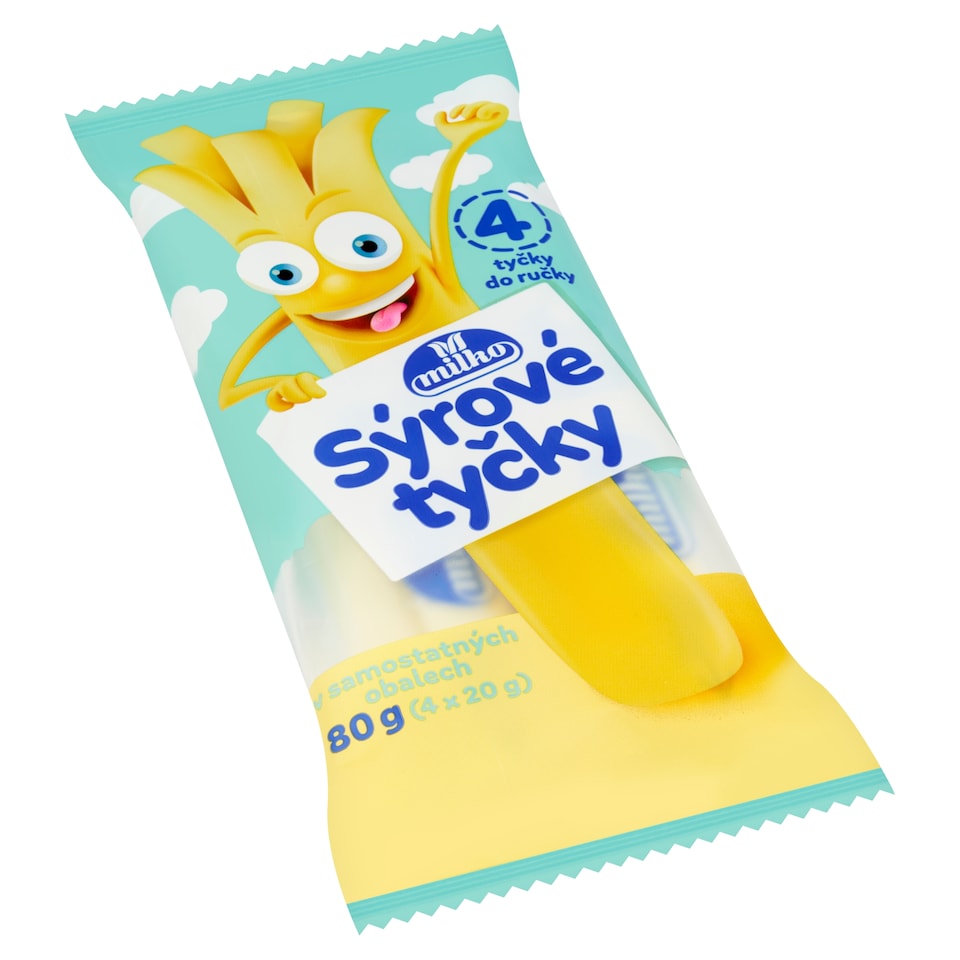 image 1 of Milko Cheese Sticks 4 x 20g (80g)