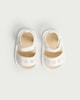 image 2 of F&F Baby Scallop Cut Out Floral Sandals in White
