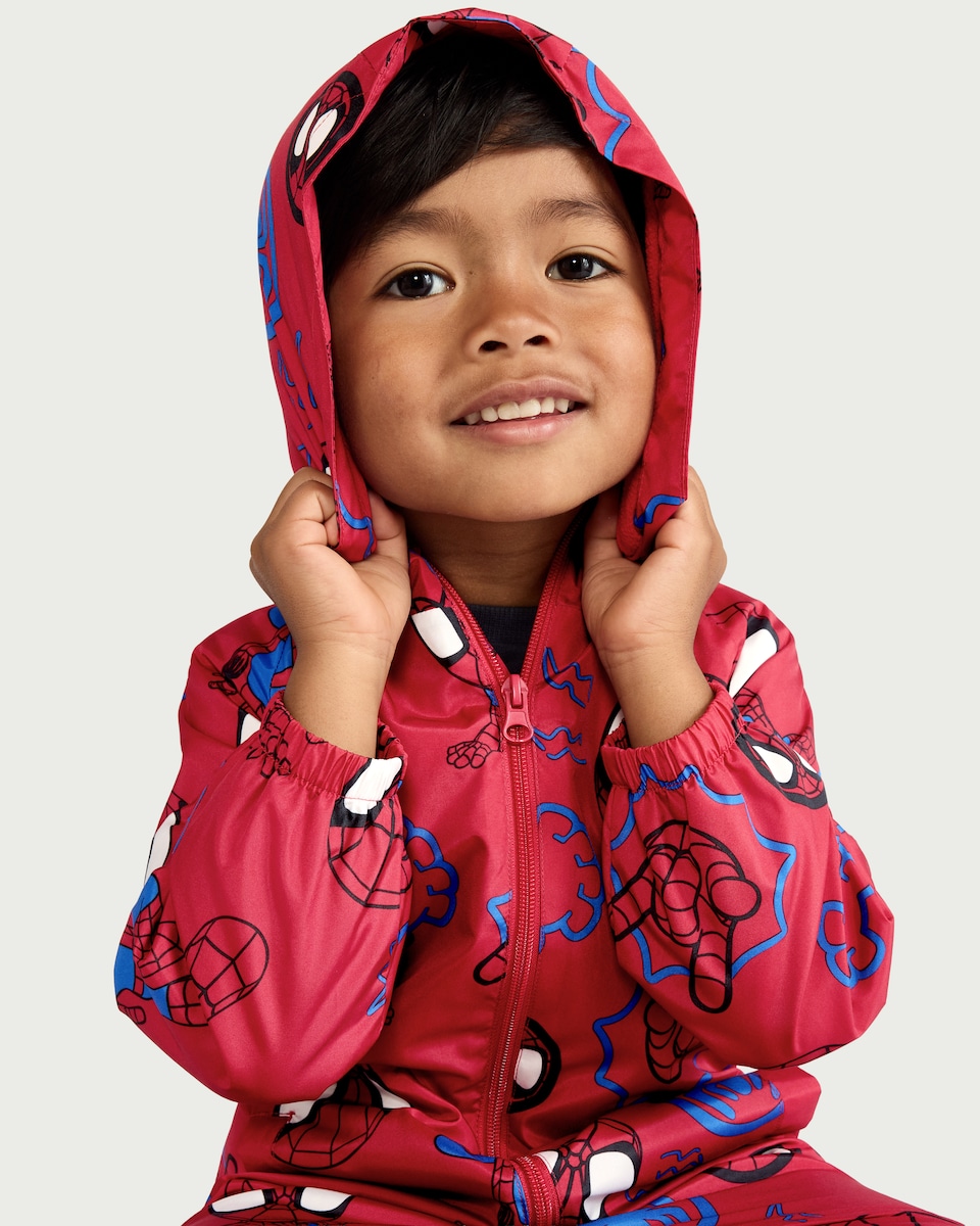 image 1 of Marvel Spider-Man Puddlesuit in Red
