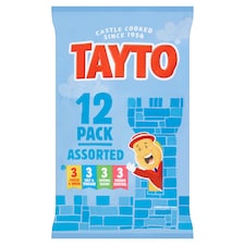 Tayto Assorted Crisps 12X25g