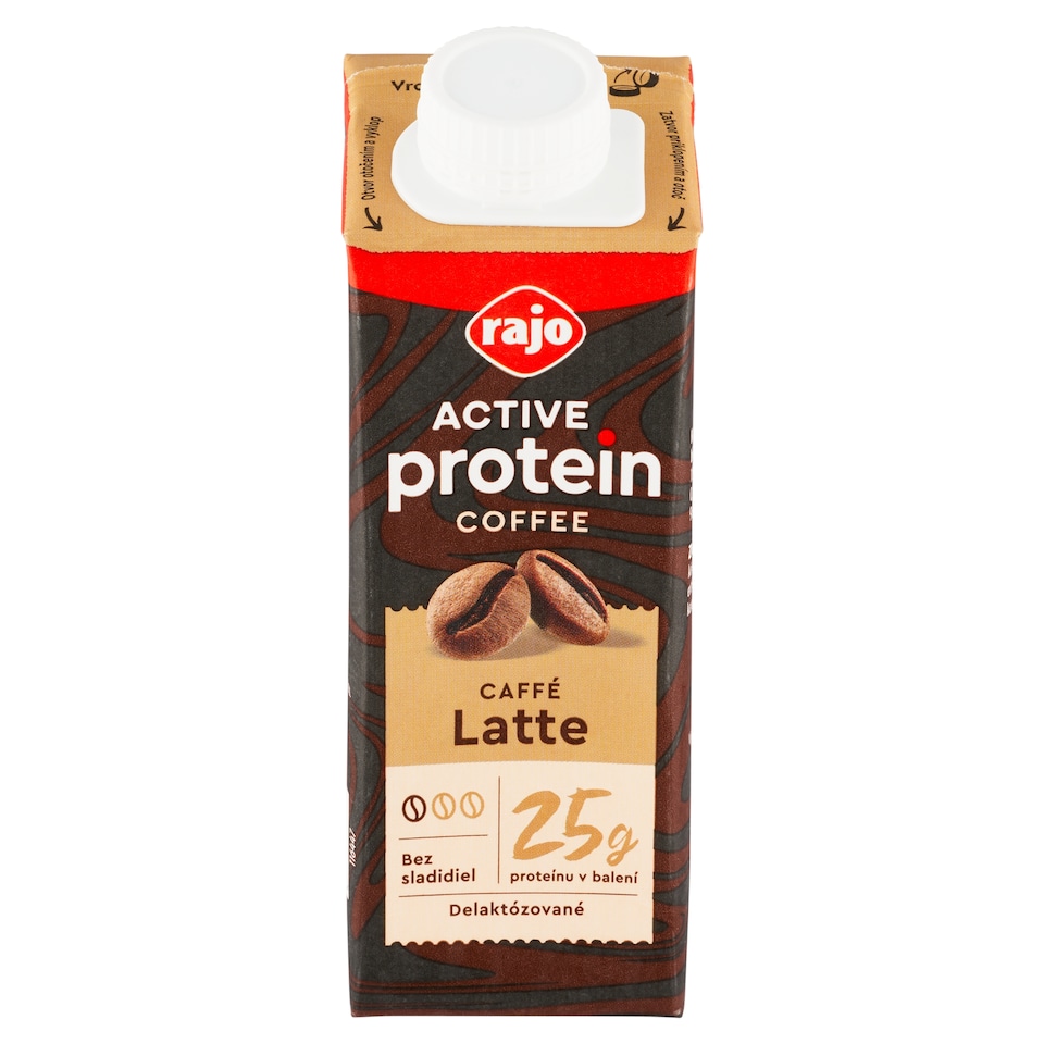 obrázok 1 z Rajo Active Protein Kávový mliečny nápoj 250 ml