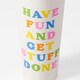 image 4 of Paperchase Rainbow Straw Cup