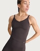 image 3 of F&F Active SEAMLESS V Neck Vest in Brown